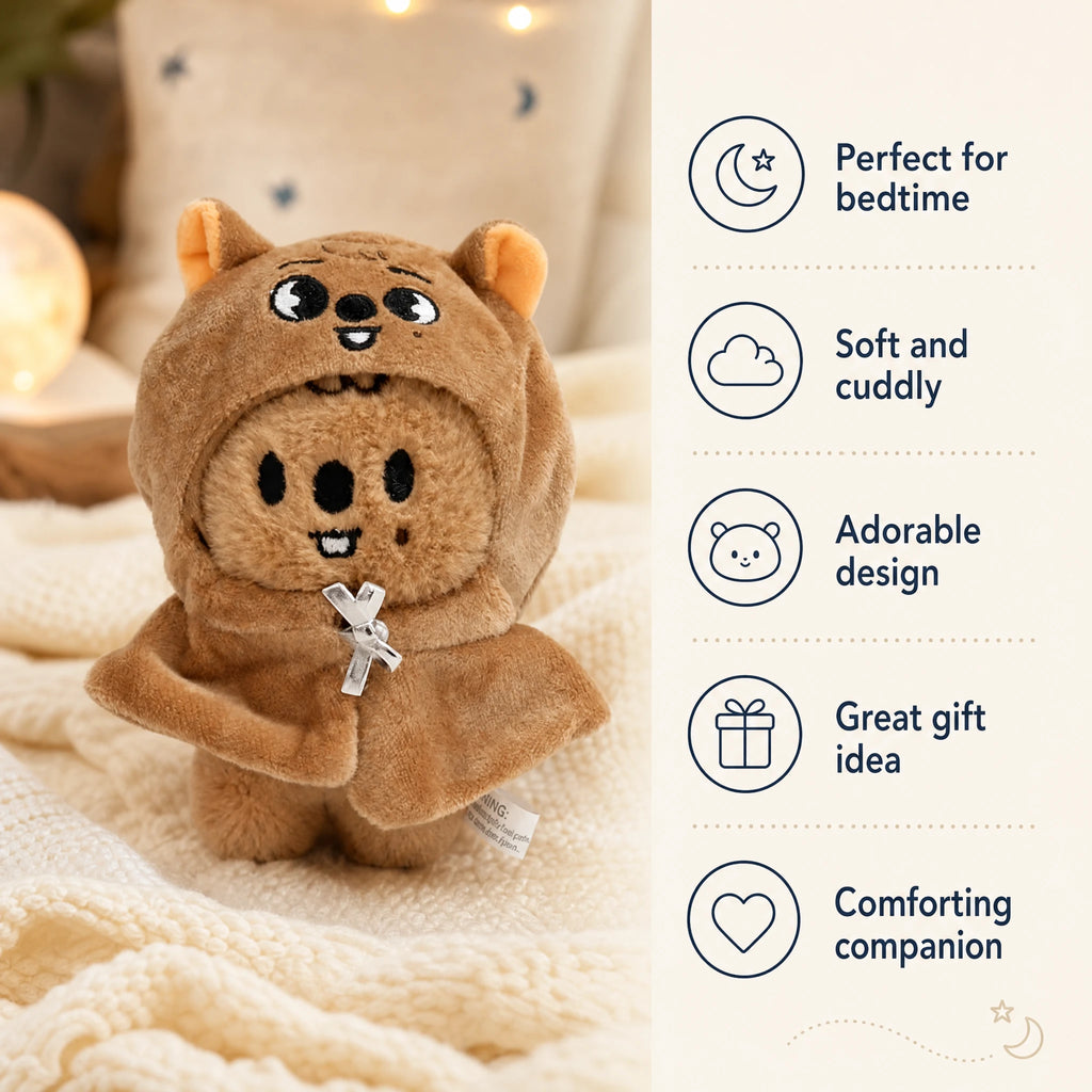 Quokka Plush with Bear Hood – Kawaii Character Design - Bénéfices produit