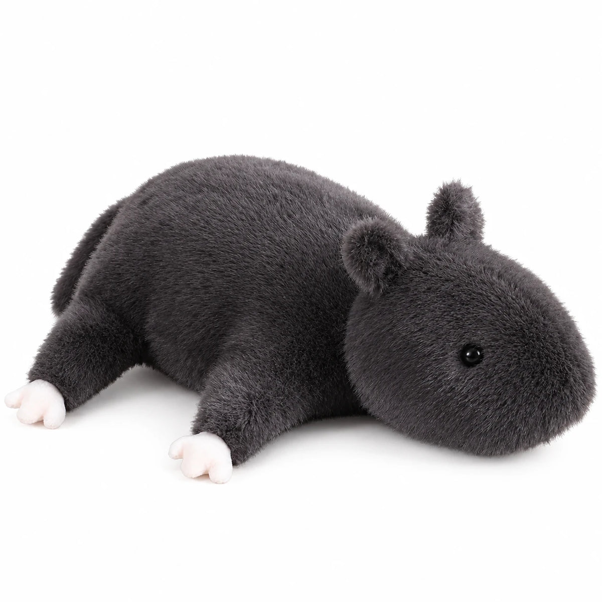 Rat Plush with Dark Gray Fur and Soft Texture - 14in / 35cm · 20in / 50cm · 27in / 70cm