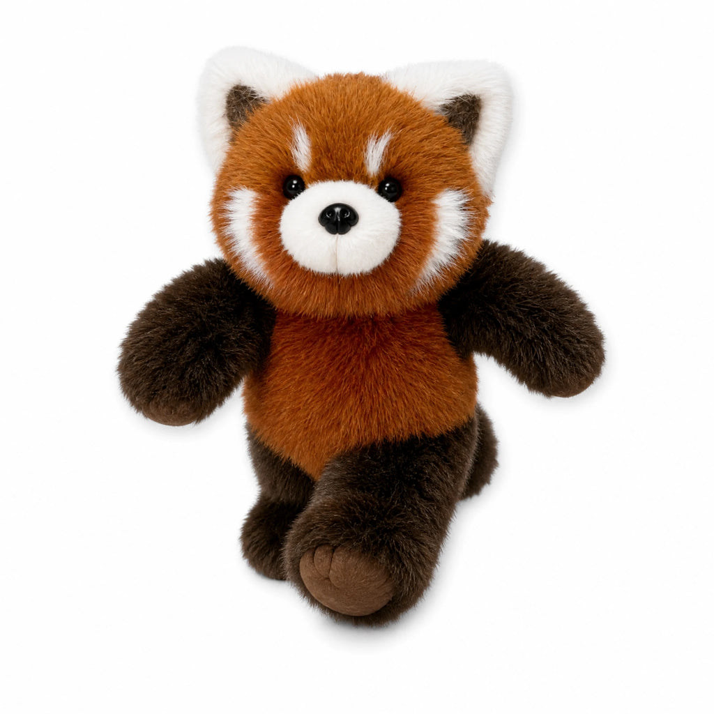 Red Panda Plush with Running Motion and Soft Fur - Fond blanc