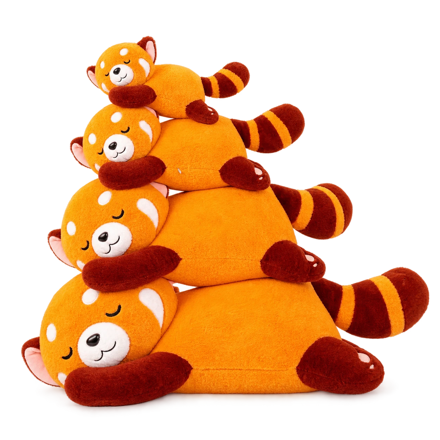 Red Panda Plush with Striped Tail and Soft Fur - 14in / 35cm … (4 tailles)