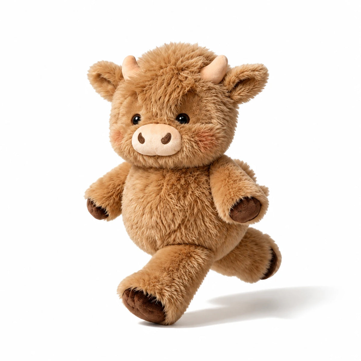 Running Cow Plush - Interactive Soft Toy with Moving Legs - Brown / 17.5in / 45cm · Brown / 23.5in / 60cm