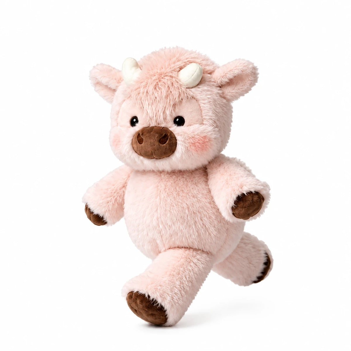 Running Cow Plush - Interactive Soft Toy with Moving Legs - Pink / 17.5in / 45cm · Pink / 23.5in / 60cm