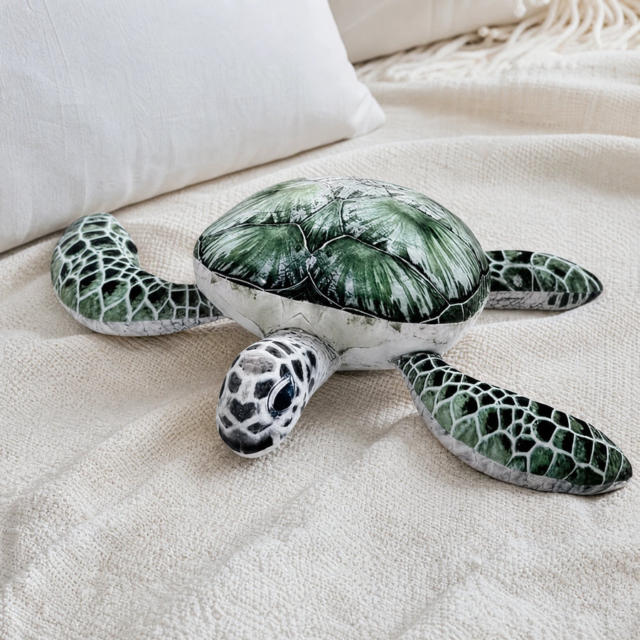 Sea Turtle Plush with Realistic Green Shell Pattern - Utilisation du produit