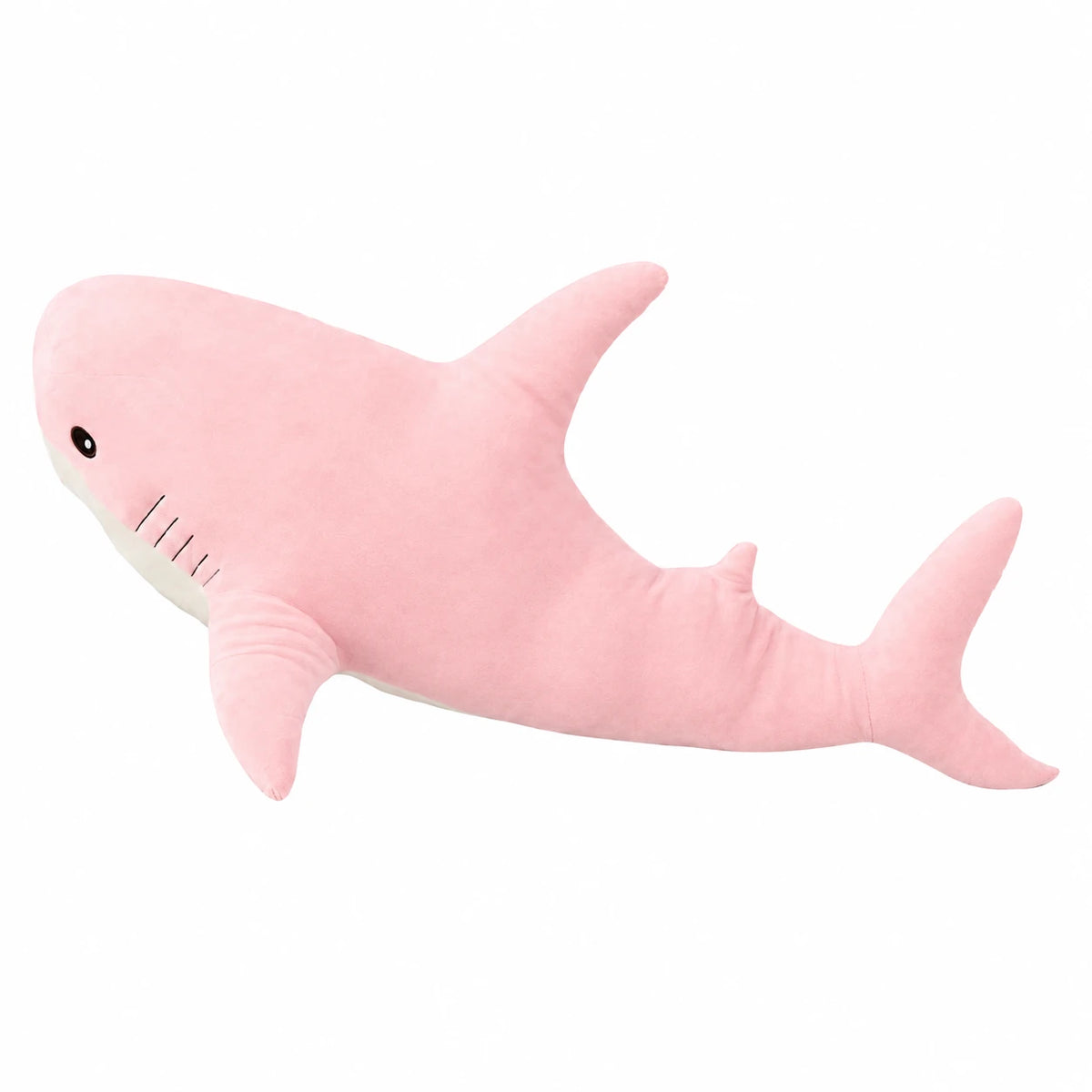 Shark Plush Toy in Soft Pink with Detailed Features - 6in / 15cm … (5 tailles)