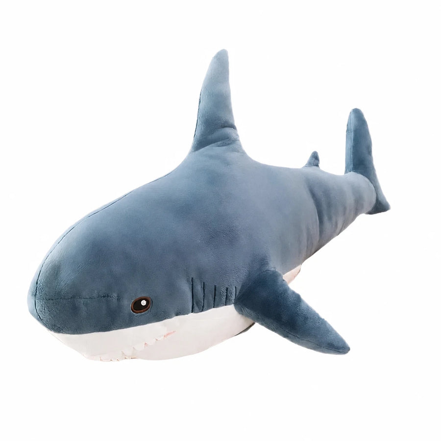 Shark Plush with Blue and White Realistic Design - 6in / 15cm … (5 tailles)