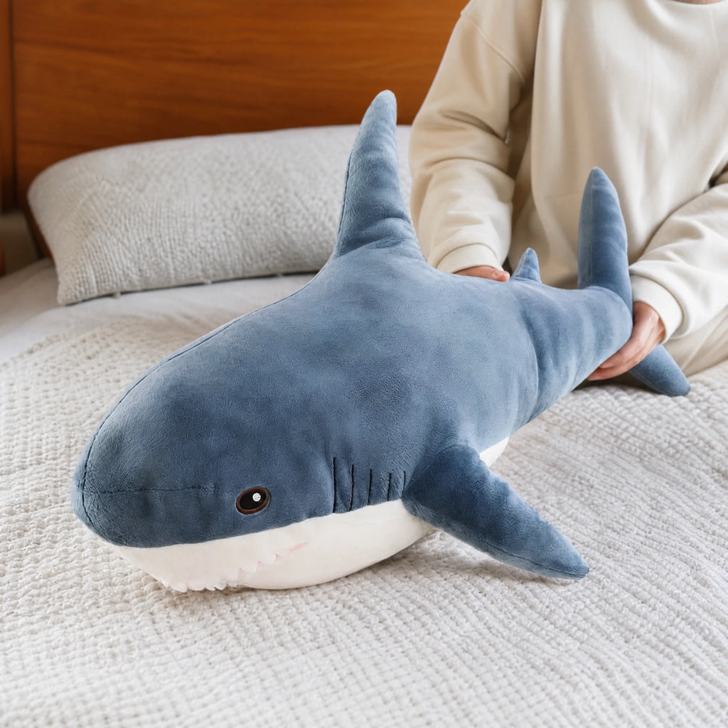 Shark Plush with Blue and White Realistic Design - Utilisation du produit