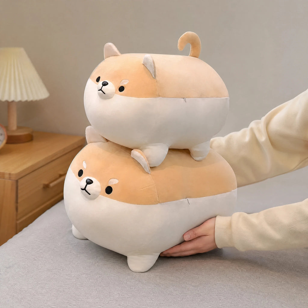 Shiba Inu Plush Pillow in Soft Cotton Fabric - Utilisation du produit
