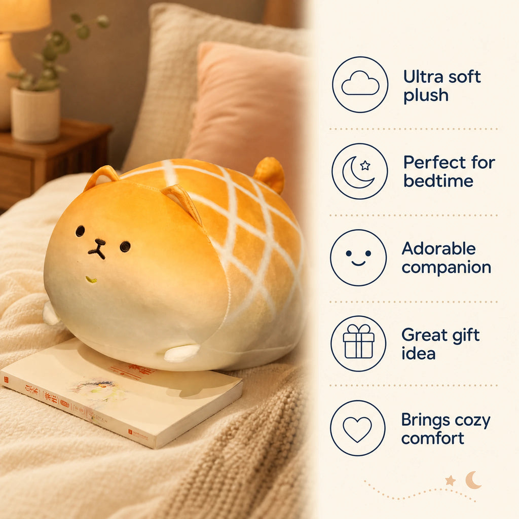 Shiba Inu Plush Shaped Like a Pineapple Bun - Bénéfices produit