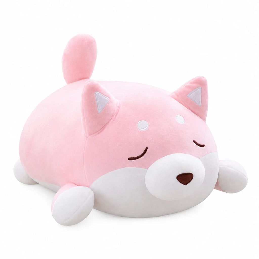 Shiba Inu Plush with Round Chubby Shape and Soft Fill - 21.5in / 55cm · 14in / 36cm