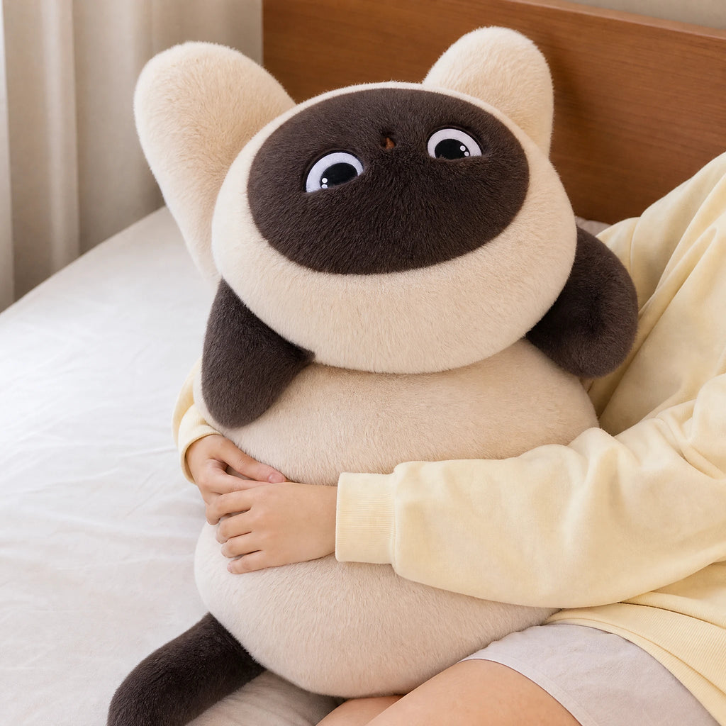 Siamese Cat Plush – Soft Oversized Cuddle Companion - Utilisation du produit