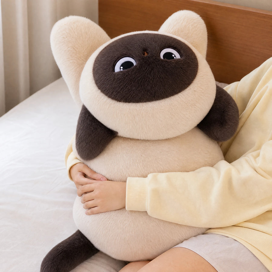 Siamese Cat Plush – Soft Oversized Cuddle Companion - Utilisation du produit