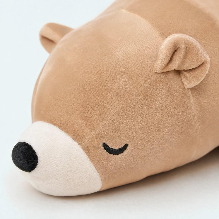 Sleeping Bear Plush with Lying Position and Soft Cotton - Détail matière