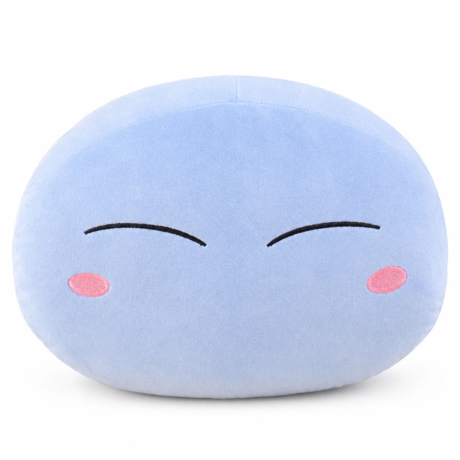 Slime Plush Cushion with Cute Facial Expressions - Blushing / 10in / 25cm … (3 tailles)
