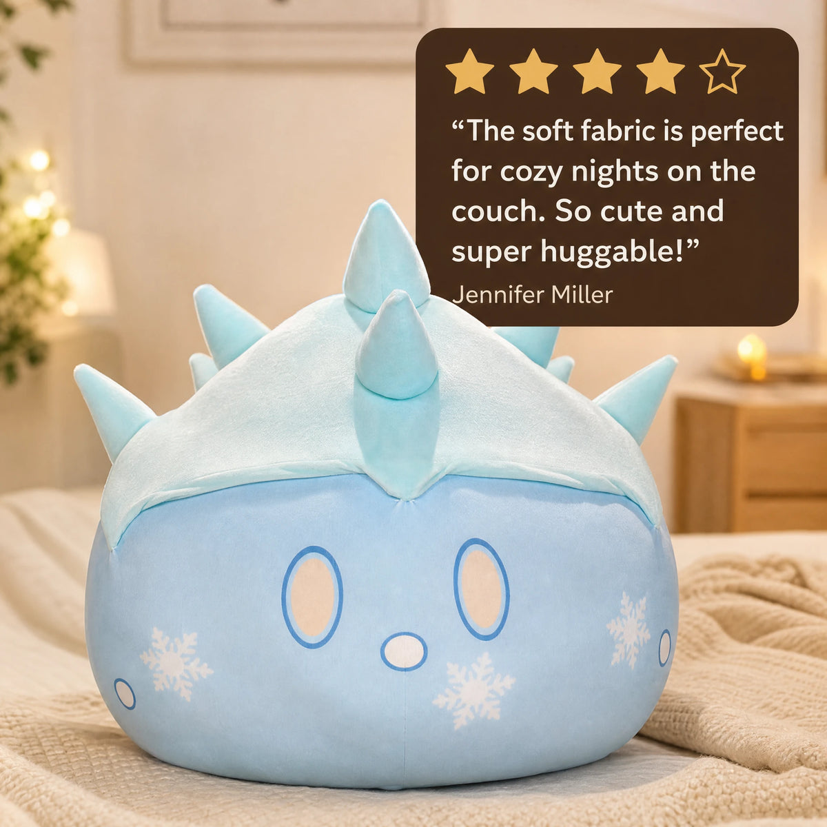 Slime Plush Toy with Elemental Design and Squishy Texture - Image témoignage