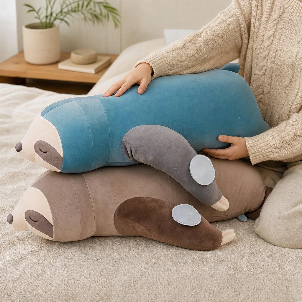 Sloth Plush Pillow with Attachable Limbs - Utilisation du produit