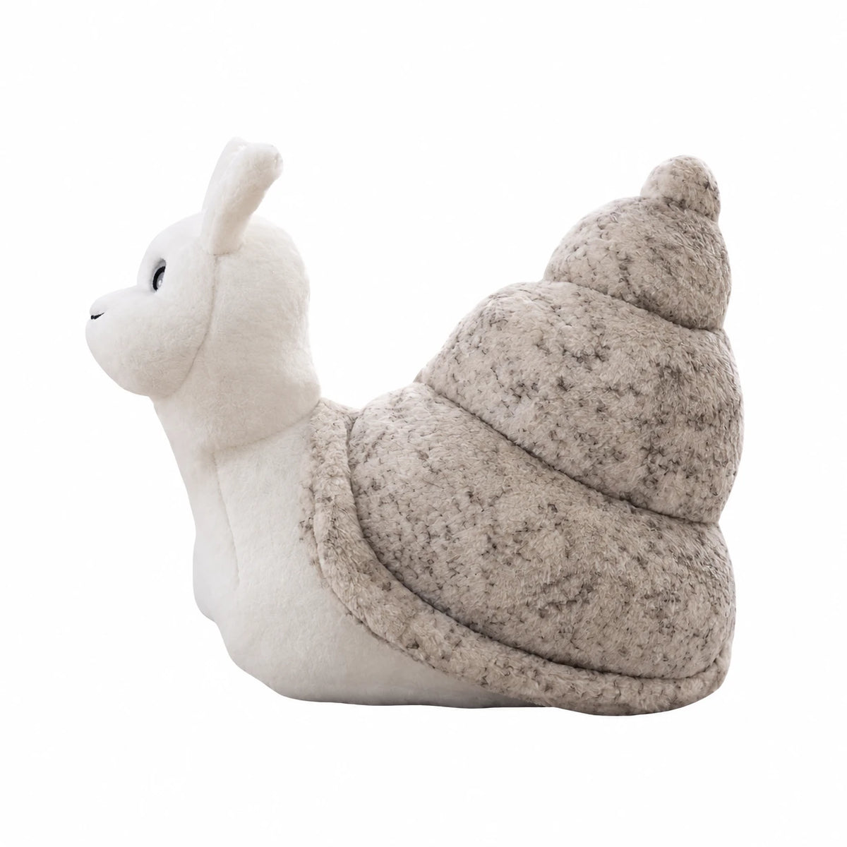 Snail Plush Toy with Textured Shell and Smiling Face - 6.5in / 17cm · 10.5in / 27cm · 8.5in / 22cm