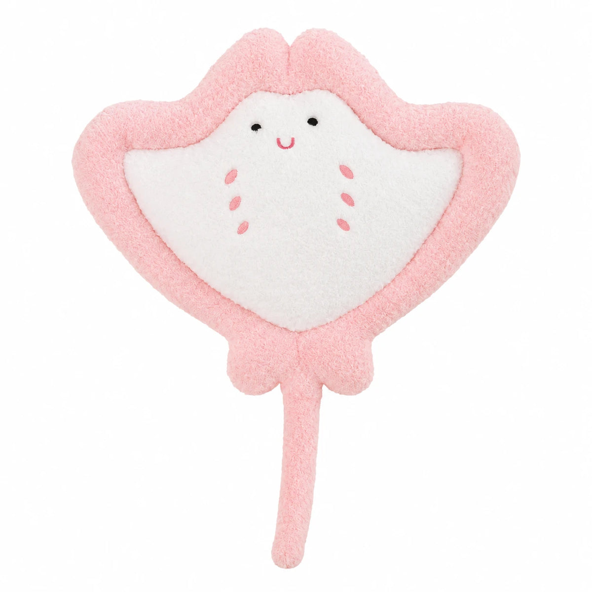 Stingray Plush with Soft Pastel Design and Long Tail - Pink / 19.5in / 50cm … (5 tailles)