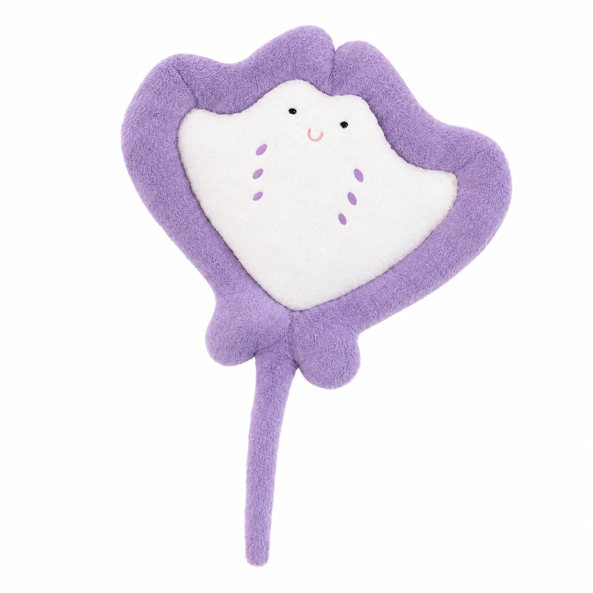 Stingray Plush with Soft Pastel Design and Long Tail - Purple / 19.5in / 50cm … (5 tailles)