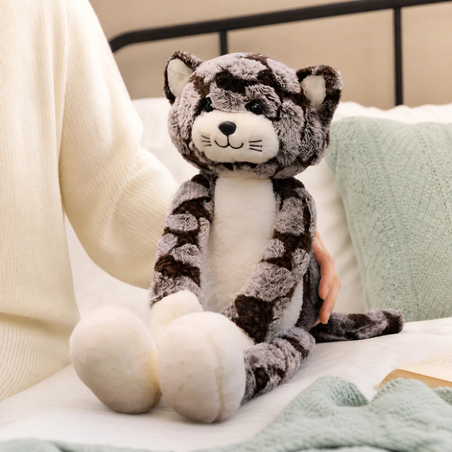 Striped Cat Plush with Long Soft Legs - Utilisation du produit