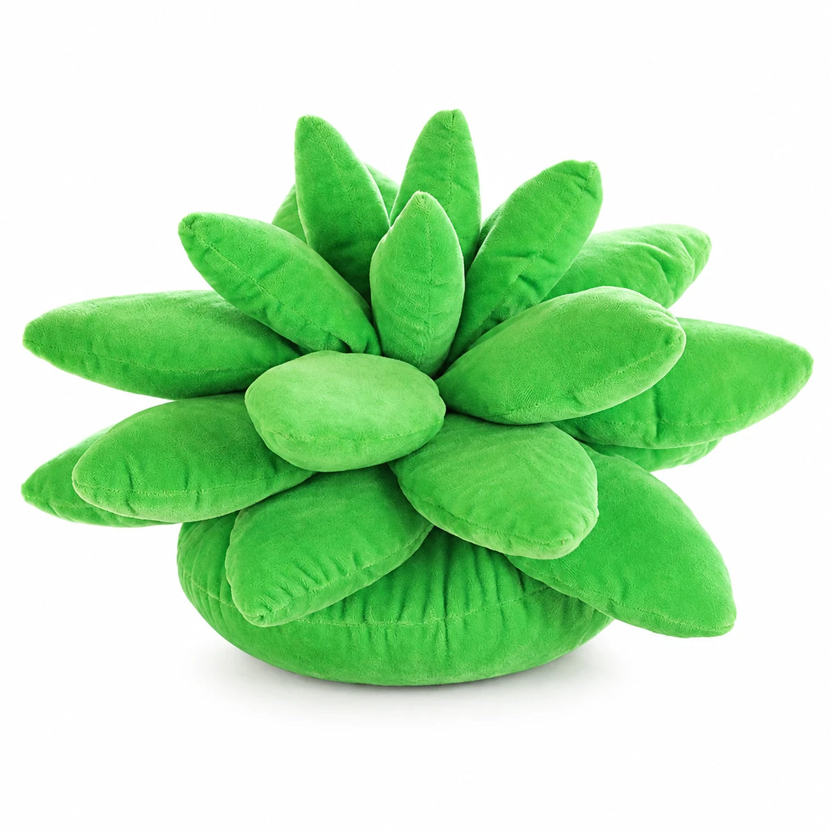 Succulent Plush Pillow in Mint Green with 3D Petals - Grass Green / 10in / 25cm … (2 tailles)
