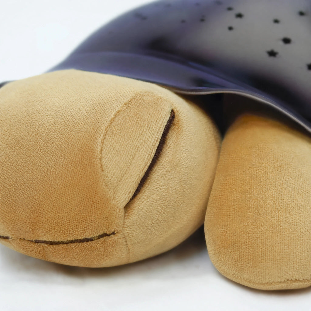Turtle Night Light Plush with Star Projector - Détail matière
