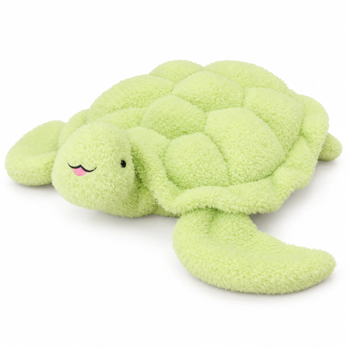 Turtle Plush, Giant Fluffy Soft Cushion with Cheerful Face - 23in / 60cm · 31in / 80cm · 39in / 100cm
