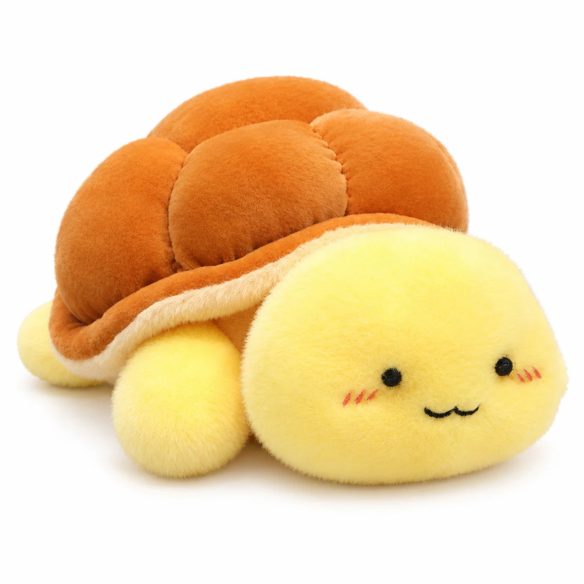 Turtle Plush - Soft Mochi-Style Cuddle Companion - Yellow / 8in / 20cm … (3 tailles)