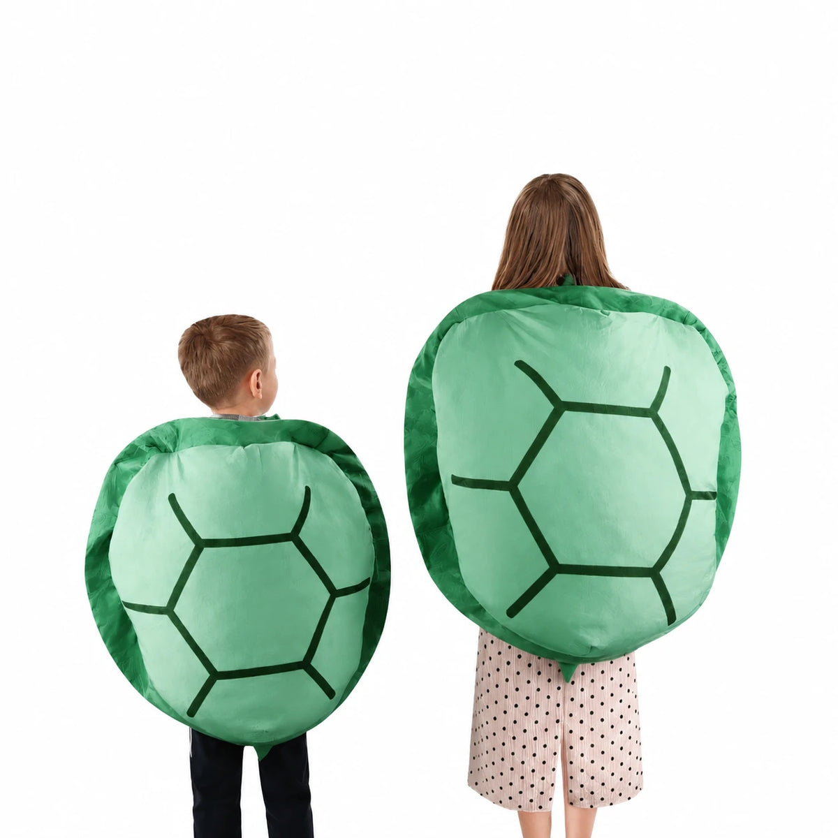 Turtle Shell Pillow Plush Wearable Cushion in Green - XS · S · M · L