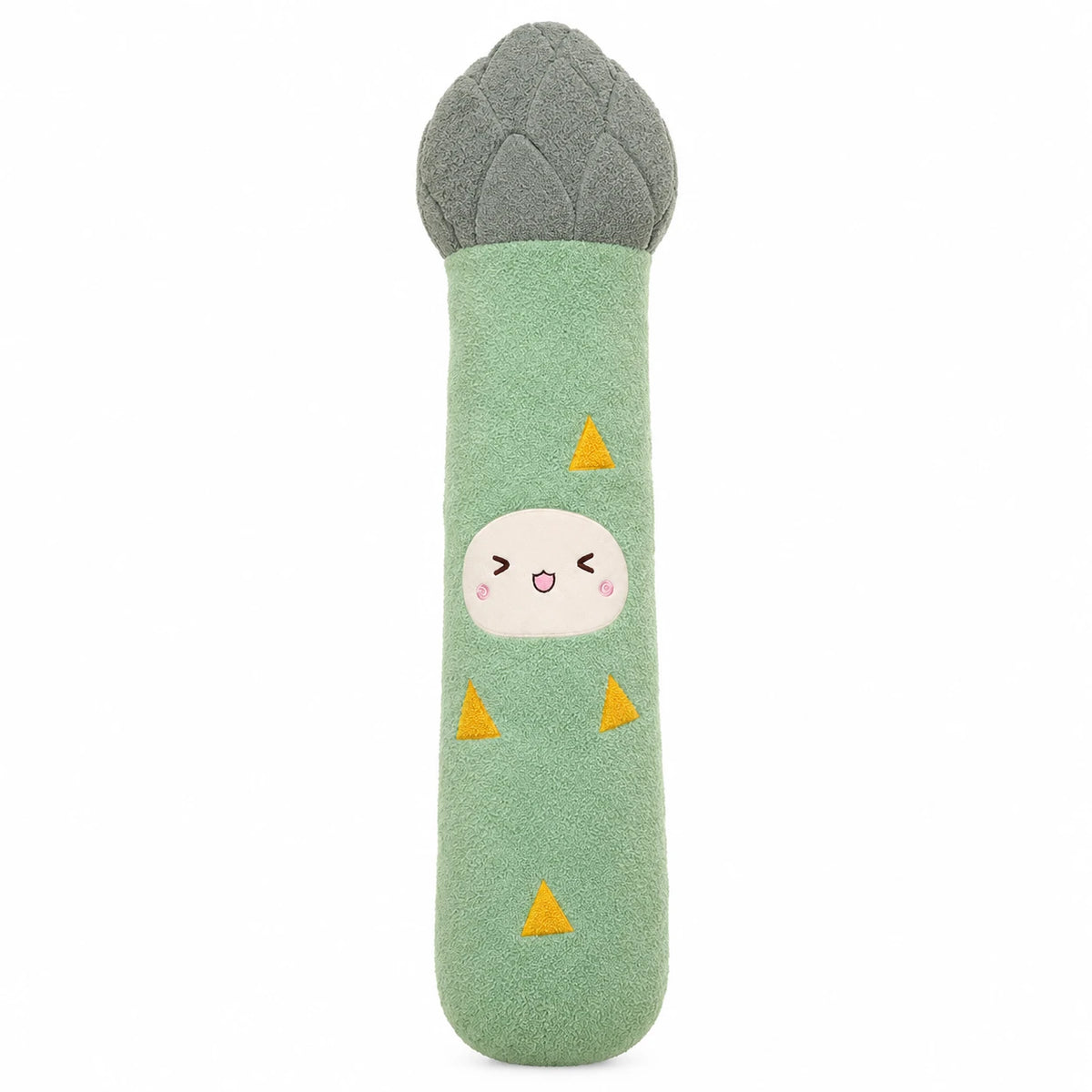 Vegetable Body Pillow with Kawaii Face and Soft Plush - Asparagus / 47in / 120cm … (2 tailles)