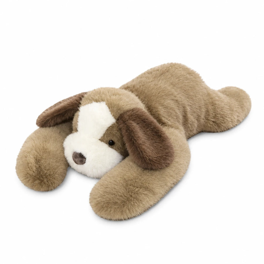 Weighted Dog Plush with Realistic Beige Fur and Floppy Ears - 12in / 30cm · 17.5in / 45cm · 25.5in / 65cm