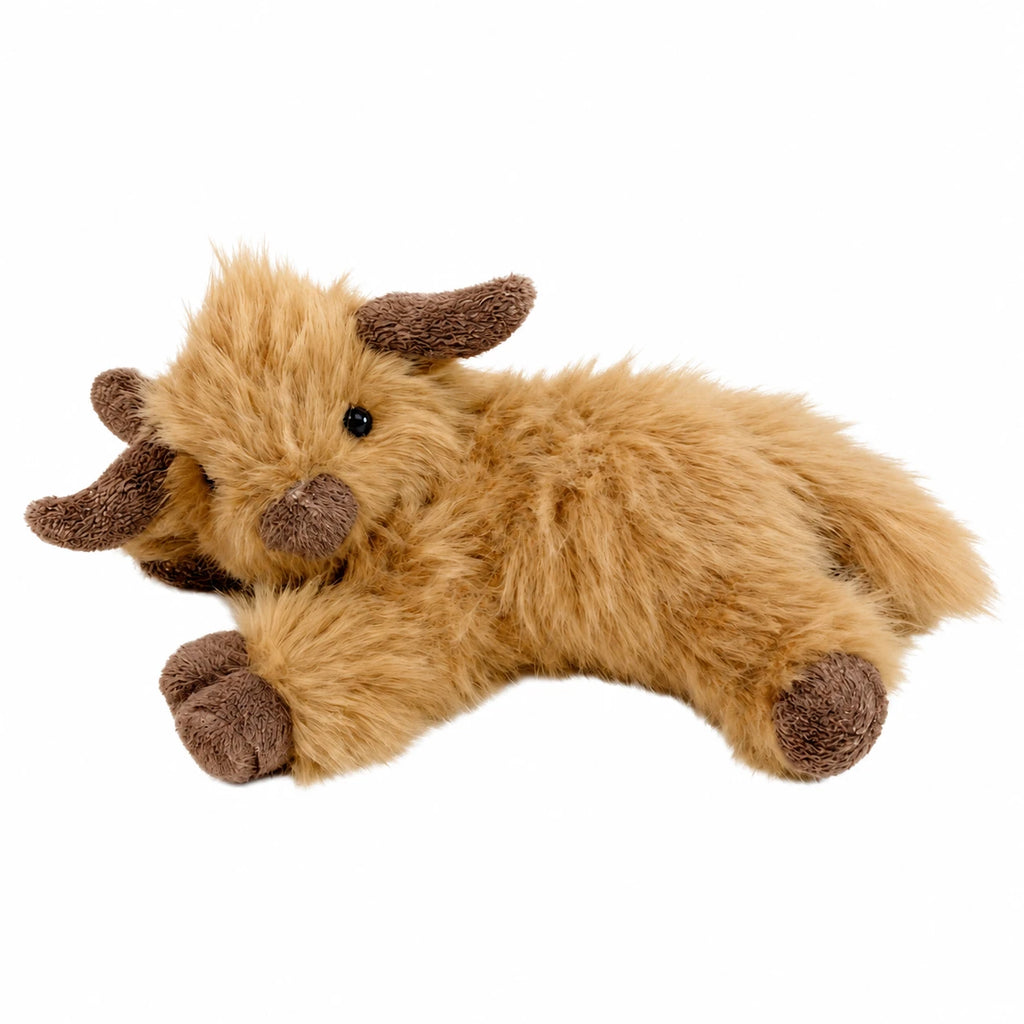 Weighted Highland Cow Plush with Heating Feature - S · M