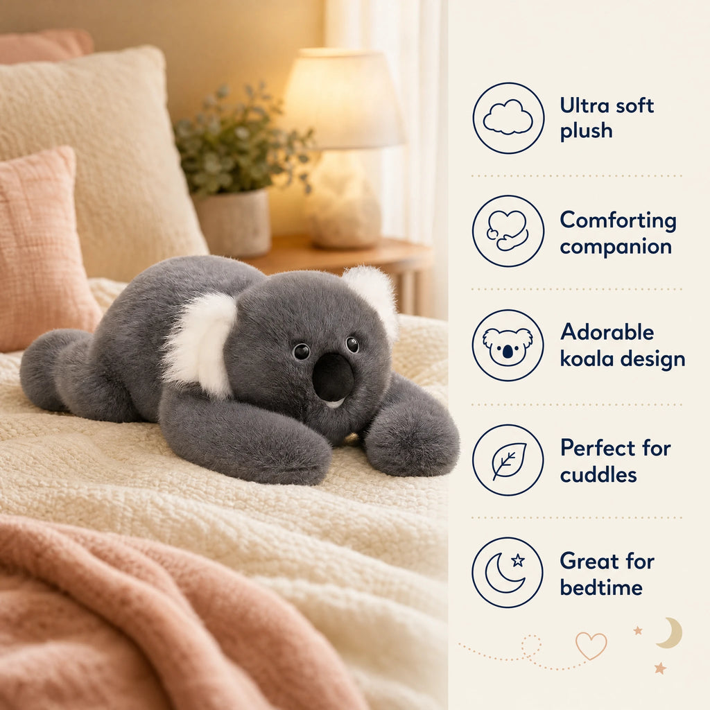 Weighted Koala Plush in Lying Position - Bénéfices produit