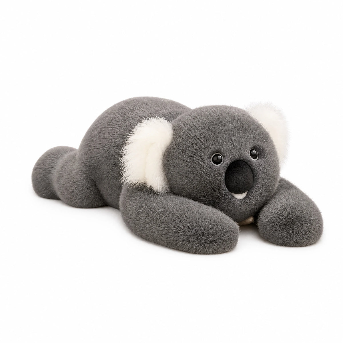 Weighted Koala Plush in Lying Position - Fond blanc