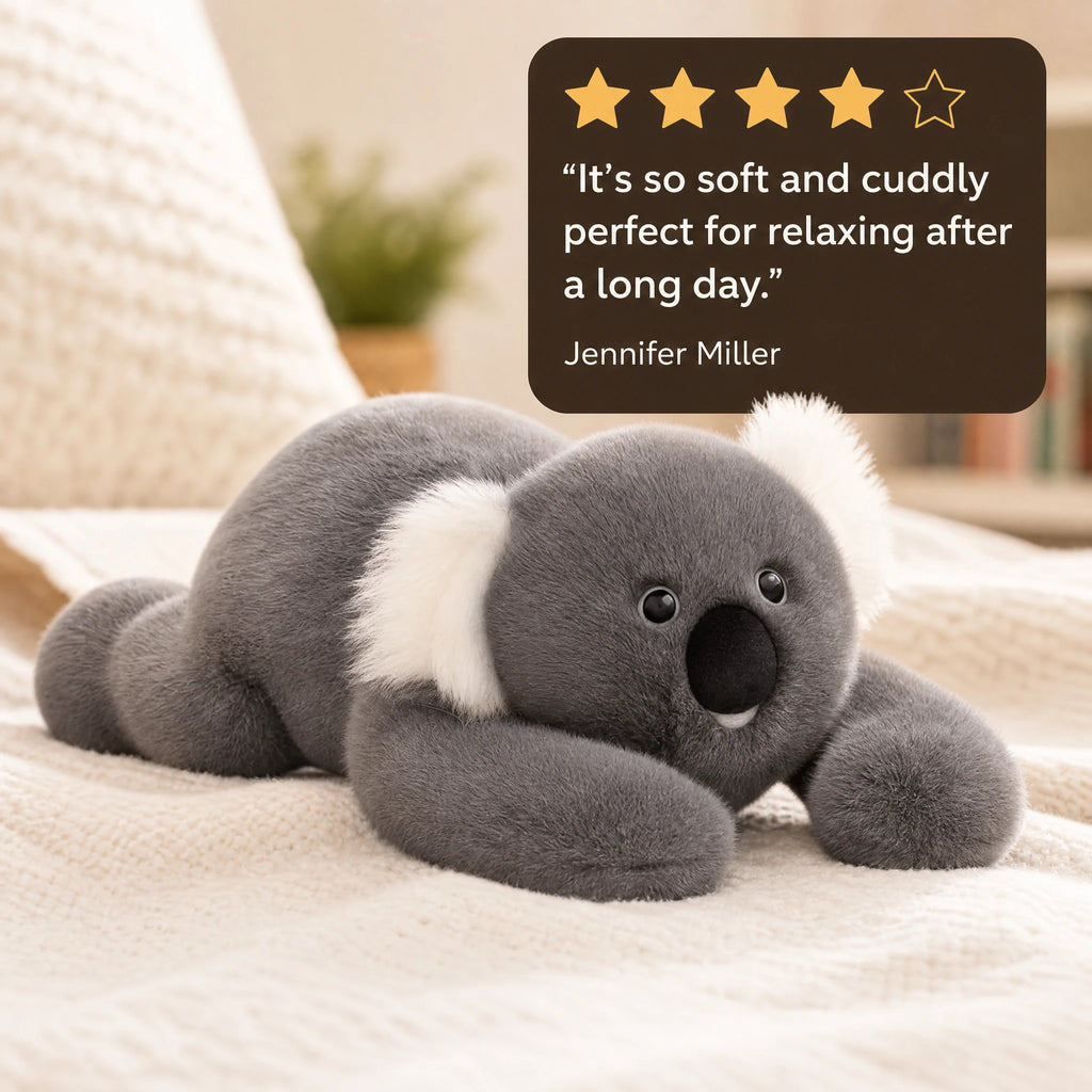 Weighted Koala Plush in Lying Position - Image témoignage