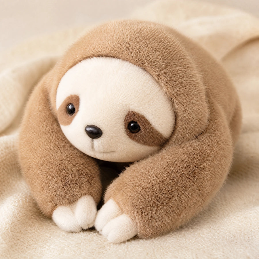 Weighted Stuffed Animals with Hugging Arms, Soft Plush - Détail matière