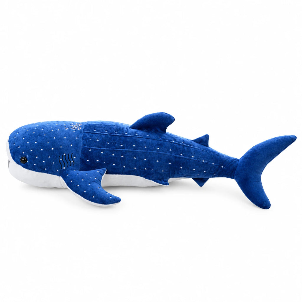 Whale Shark Plush with Spotted Pattern and Soft Cotton - 20in / 50cm / Blue … (5 tailles)