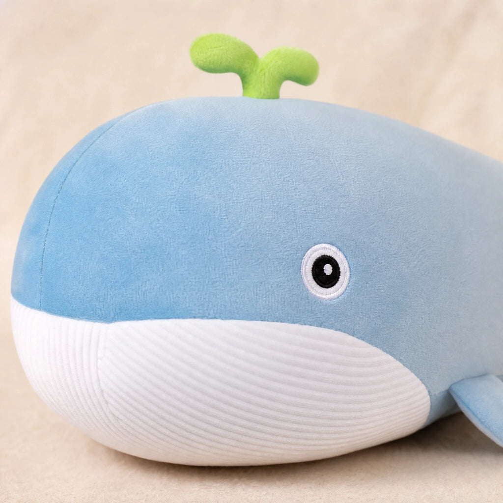 Whale Stuffed Animal with Bean Sprout Detail - Détail matière
